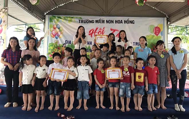 Hội thi Gia đình dinh dưỡng trẻ thơ cấp trường năm học 2017 – 2018