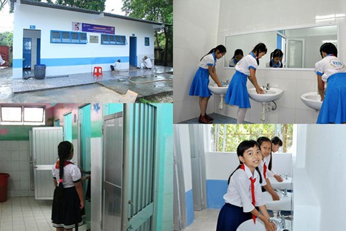 Ngành giáo dục huyện phát động phong trào thi đua "Xây dựng Nhà vệ sinh thân thiện trong các trường học” giai đoạn 2018-2023