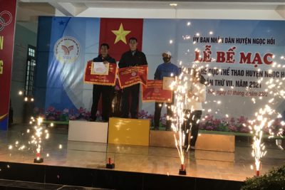 Đoàn vận động viên Ngành giáo dục thi đấu xuất sắc tại Đại hội TDTT huyện Ngọc Hồi lần thứ VII