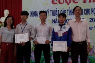 Ngọc Hồi đạt 02 giải Nhì tại cuộc thi Khoa học kỹ thuật cấp tỉnh năm học 2019-2020