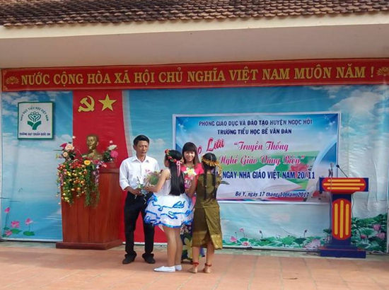 Trường Tiểu học Bế Văn Đàn giao lưu kỷ niệm ngày Nhà giáo Việt Nam 20/11/2017