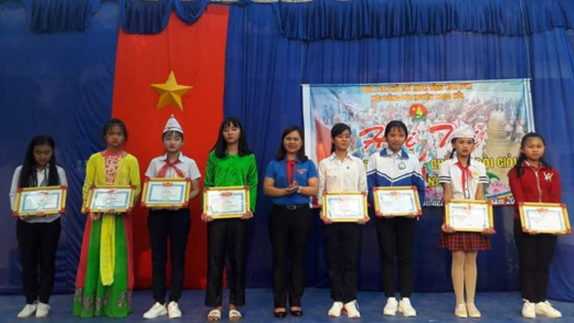 Hội thi “Nét đẹp Đội viên – Chỉ huy Đội giỏi” cấp huyện năm 2018