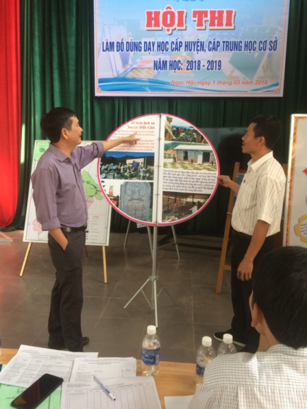 Kết quả Hội thi làm ĐDDH cấp huyện cấp THCS năm học 2018-2019