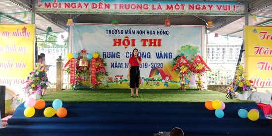 Trường MN Hoa Hồng tổ chức thành công Hội thi  “Rung chuông vàng”