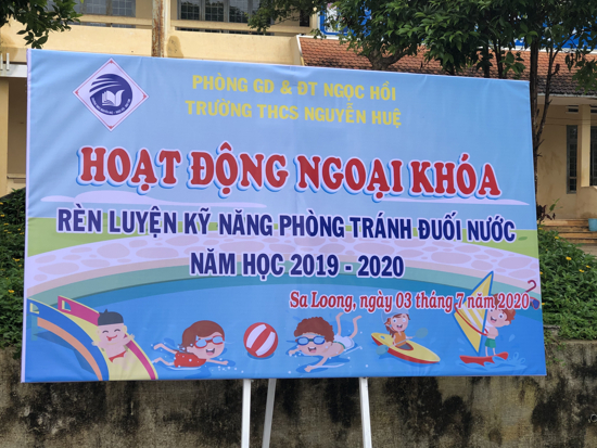 Trường THCS Nguyễn Huệ tăng cường phòng chống tai nạn đuối nước cho học sinh