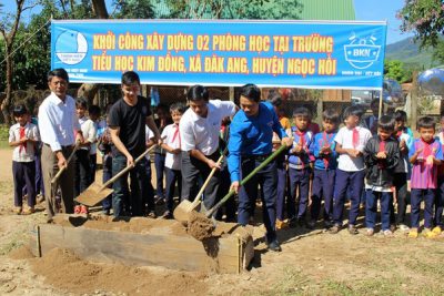 Lễ khởi công xây dựng 2 phòng học và Ngày hội “Nụ cười cho em” tại Trường Tiểu học Kim Đồng