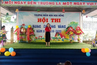 Trường MN Hoa Hồng tổ chức thành công Hội thi  “Rung chuông vàng”