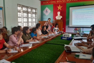 Trường tiểu học Đắk Xú tập huấn triển khai nội dung “Sinh hoạt chuyên môn dựa trên nghiên cứu bài học”