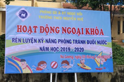 Trường THCS Nguyễn Huệ tăng cường phòng chống tai nạn đuối nước cho học sinh