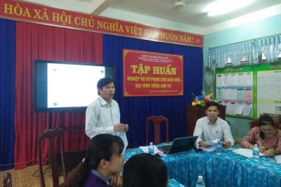 Tập huấn nghiệp vụ sư phạm cho đội ngũ giáo viên tiếng Anh cấp tiểu học